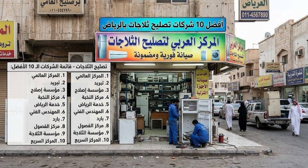 أفضل 10 شركات تصليح ثلاجات بالكويت | صيانة موثوقة وخدمات احترافية